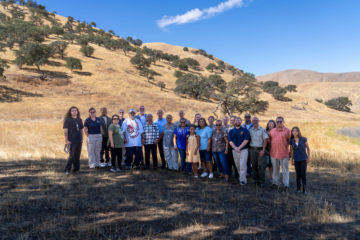 State Parks and Northern Valley Yokut/Costanoan Tribe sign MOU at Alameda-Tesla Property